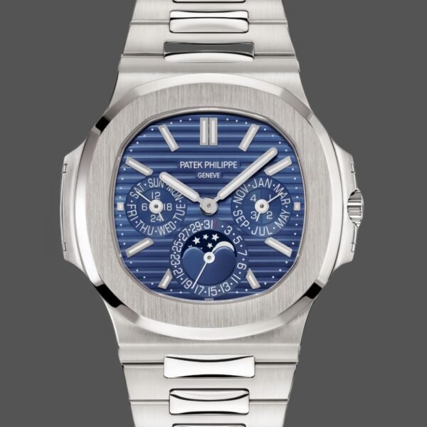 Patek Philippe Nautilus Perpetual Calendar White Gold Blue Dial 5740 1G 001 40mm