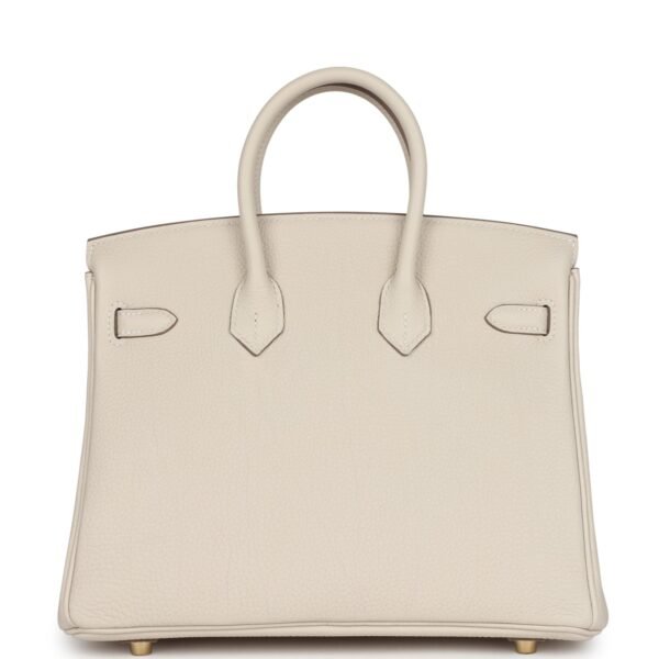 Hermes Birkin 25 Craie Togo Gold Hardware