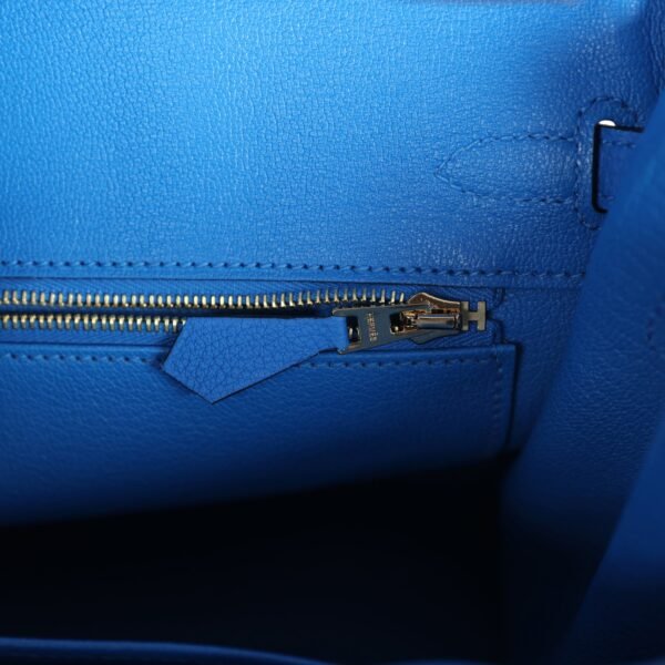 Hermes Birkin 25 Bleu Hydra Togo Gold Hardware