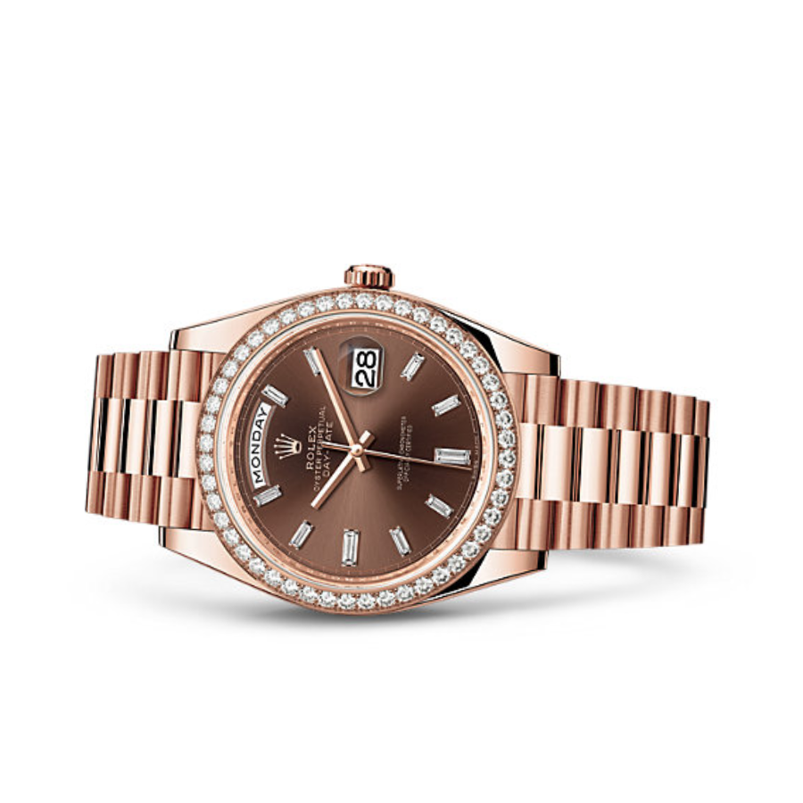 Rolex-Day-Date-228345RBR-Chocolate-Dial-Diamond-Bezel-Replica1