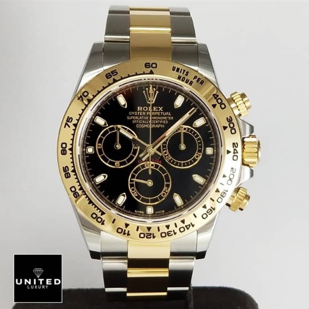 Rolex Daytona 116523 "Black Rolesor" Signature Replica 1:1 Yeni Proje 42 Rolex Daytona Gold & Steel Black Dial 116503 Replica