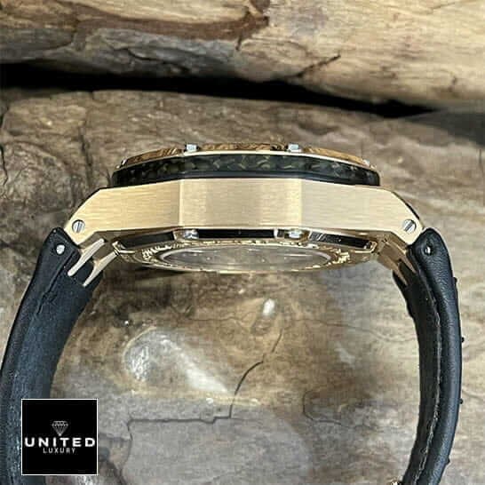 Audemars Piguet Royal Oak Offshore 26030IO.OO.D001IN.01 "Juan Pablo Montoya" True Replica 1:1 ap montoya replica5a Ap Montaya Gold Case Black Leather