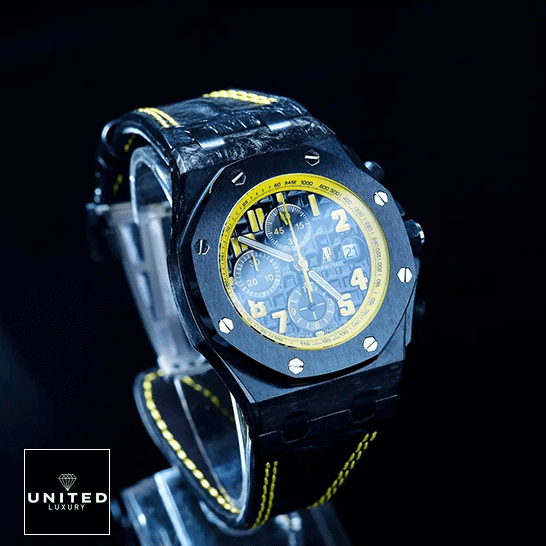 Audemars Piguet Royal Oak Offshore 26176FO.OO.D101CR.02 "Bumblebee" Premium Copy 1:1 audemarspiguet royaloakoffshore 26176FO.OO .D101CR.02 replica right audemarspiguet-royaloakoffshore-26176FO.OO_.D101CR.02-replica-right