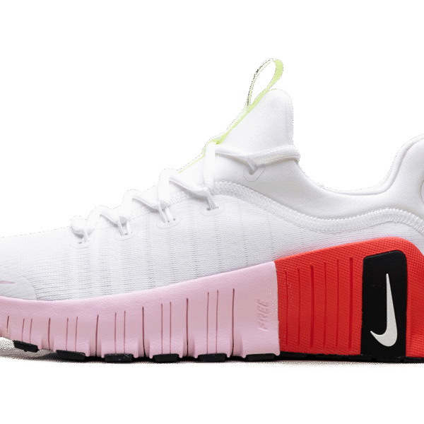 Free Metcon 6 WMNS "White Barely Volt Bright Crimson Pink Foam"
