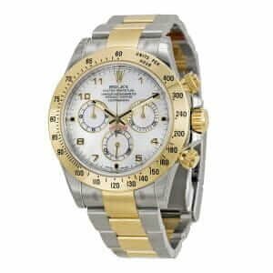 Rolex Daytona Two-Tone 116523 "White Dial" Authentic Super Replica - Image 2