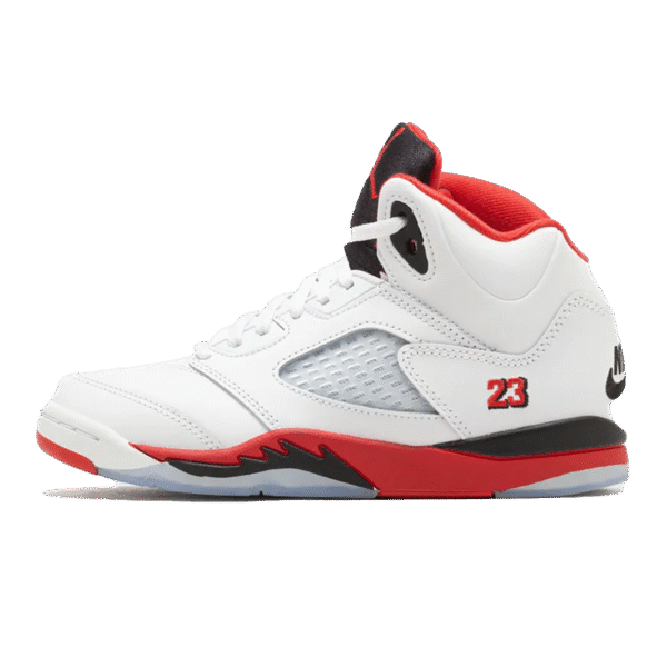 Air Jordan 5 PS "Fire Red - Black Tongue (2025)"