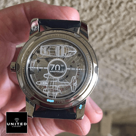 Omega Seamaster 1948 Central Seconds 511.13.38.20.02.001 First-Class Clone omega seamaster 511.13.38.20.02.001 replica back Omega Seamaster 511.13.38.20.02.001 Replica Plane and boat case desing