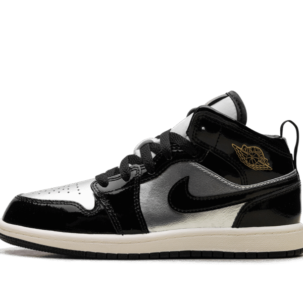 Jordan 1 Mid SE PS "Black Metallic Silver Sail Metallic Gold"