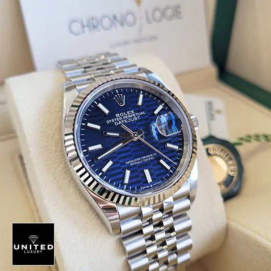 Rolex Datejust 126234 "Blue Dial Jubilee" Luxury Clone Quality rolex 126234 blue motif replica 5 rolex-126234-blue-motif-replica-5