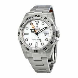 rolex-explorer-white-dial-steel-replica-watch