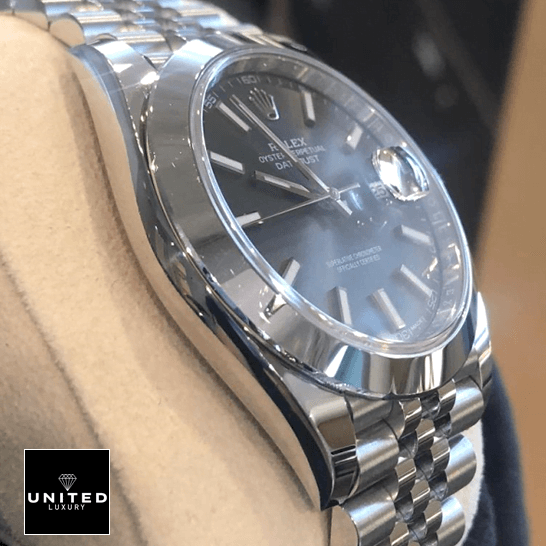 Rolex Datejust 126300 Grey Dial Perfect Clone Edition rolex datejust 126300 0008 replica leftside Rolex Datejust 126300 Grey Dial Perfect Clone Edition rolex datejust 126300 0008 replica leftside