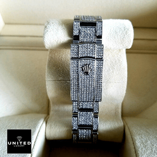 Rolex Datejust 126300 "Iced Out Blue Dial" Premium Clone Edition rolex datejust 126300 replica bracelet Rolex Datejust 126300 Diamond Custom Bracelet on the Rolex logo Replica in the box