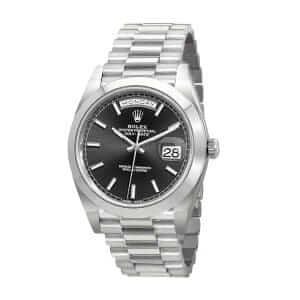 Rolex Day-Date 228206 "Black Diagonal Dial" Premium Copy 1:1 - Image 2