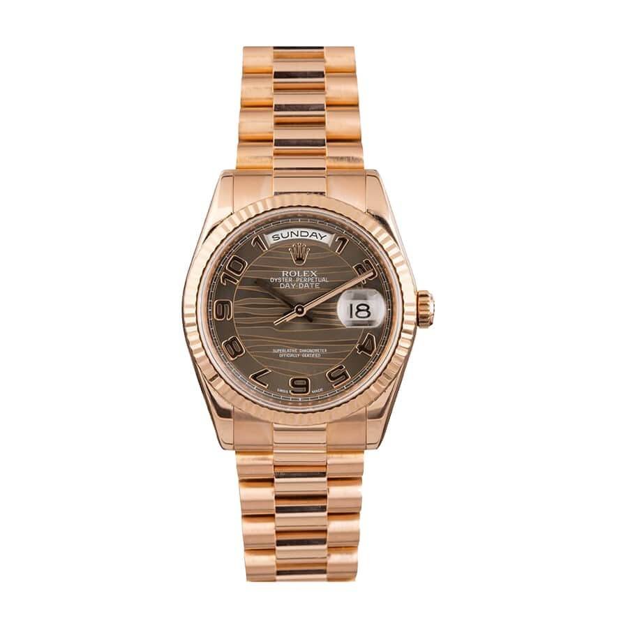 rolex-day-date-bronze-wave-218235-replica