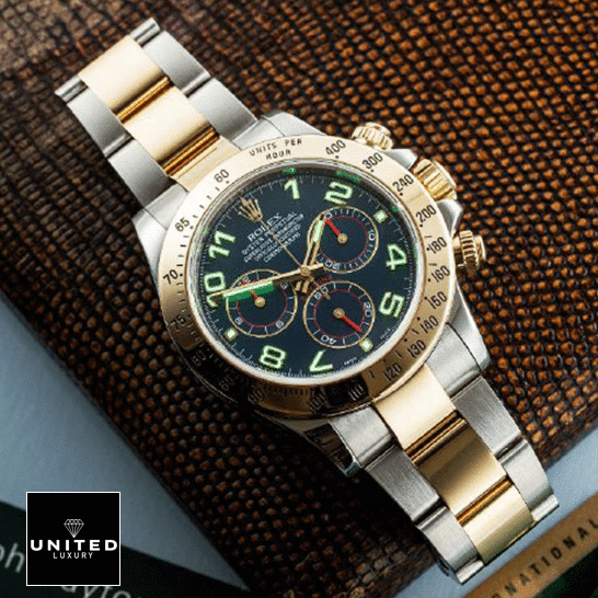 Rolex Daytona 116508-0004 Luminous Dial Two Tone Bracelet Replica