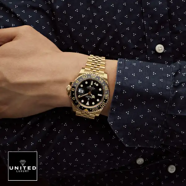 Rolex GMT-Master II 116718LN "Yellow Gold Black Dial" Next Level Replica rolex gmt master ii gold