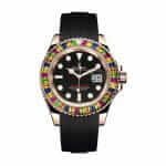 Rolex Perpetual Yacht-Master Gem-Set Bezel 116695 SATS Handcrafted Clone Quality