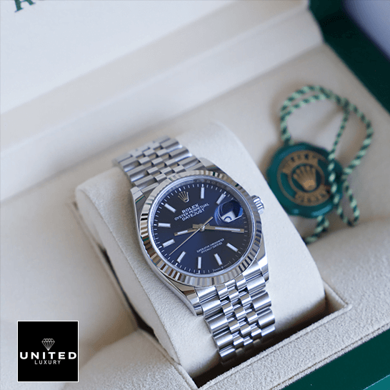 Rolex Datejust 126234 "Steel Jubilee Fluted" Supreme Replica Edition Rolex Datejust Jubilee 126334 Blue Dial Replica in the rolex box