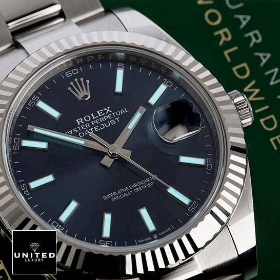 Rolex Datejust White Rolesor Timepiece 126334 Super Accurate Clone Rolex Datejust 126334 Steel Blue Luminous Dial Replica