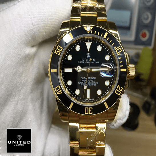 Rolex Submariner Date 126610LN "Black Dial" 1:1 Master Replica rolex submariner black dial 116618LN oyster replica gold unitedluxurynet 1 rolex_submariner_black_dial_116618LN_oyster_replica_gold_unitedluxurynet-1