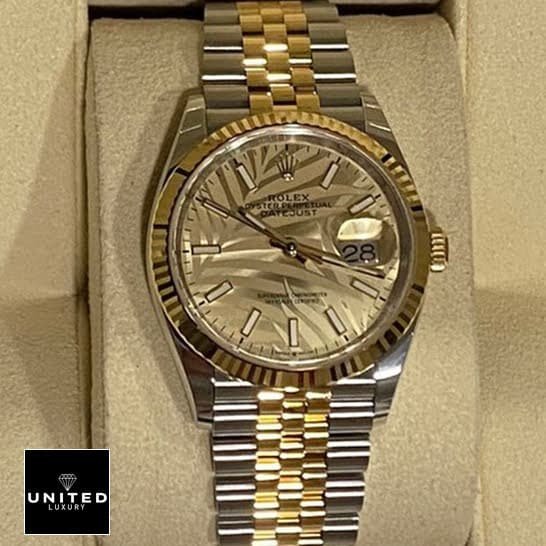 Rolex Datejust 126238 "Yellow Gold" Perfect Duplicate 1:1 unitedluxury rolex datejust yellow gold top Rolex Datejust 36 126231-0033 Yellow Gold Fluted Bezel Replica